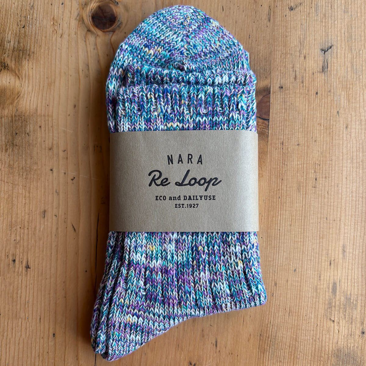 Interloop Socks Nara Re Loop Socks in Iris by Souki Japan – Junior Edition