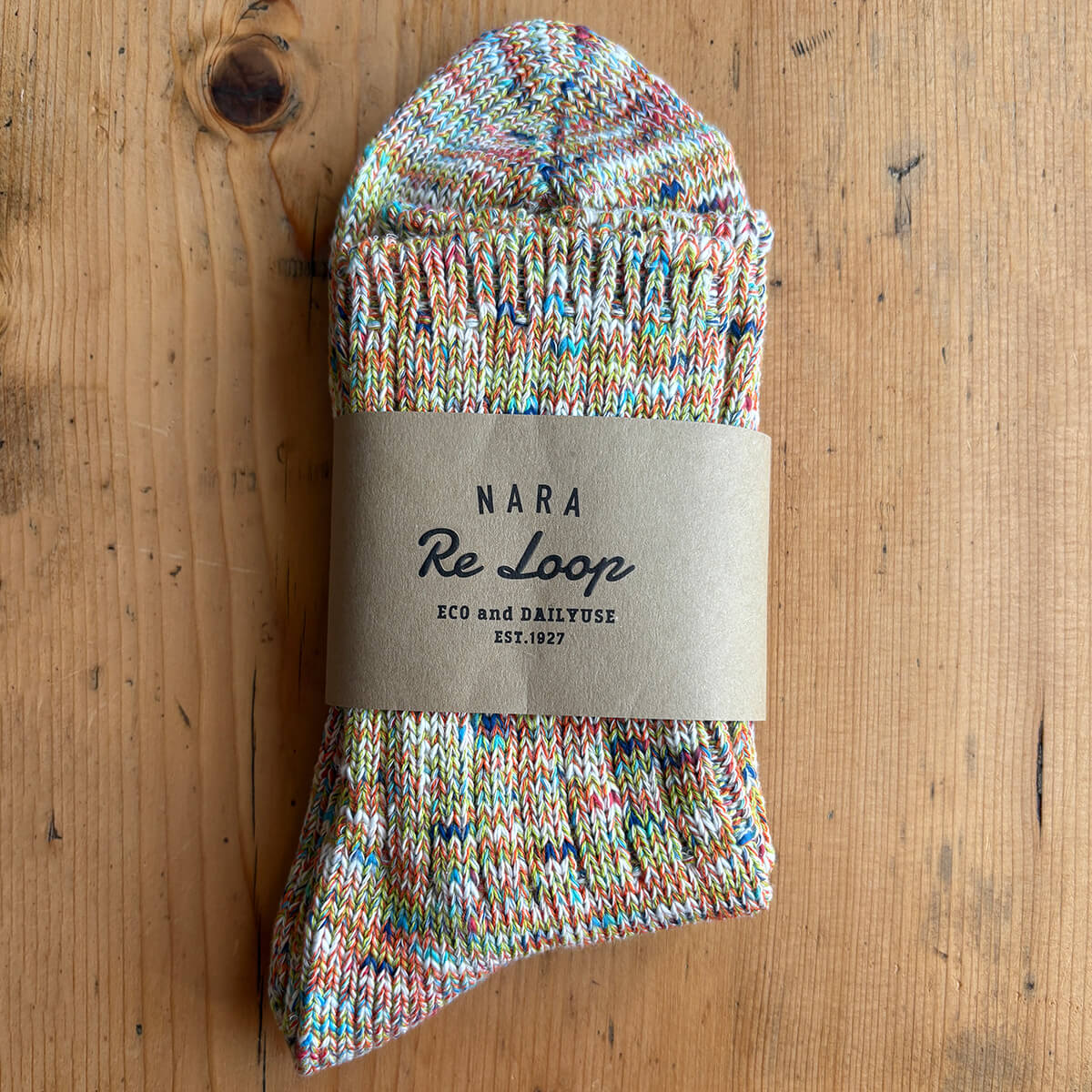 Interloop Socks Nara Re Loop Socks in Wildflower by Souki Japan – Junior Edition
