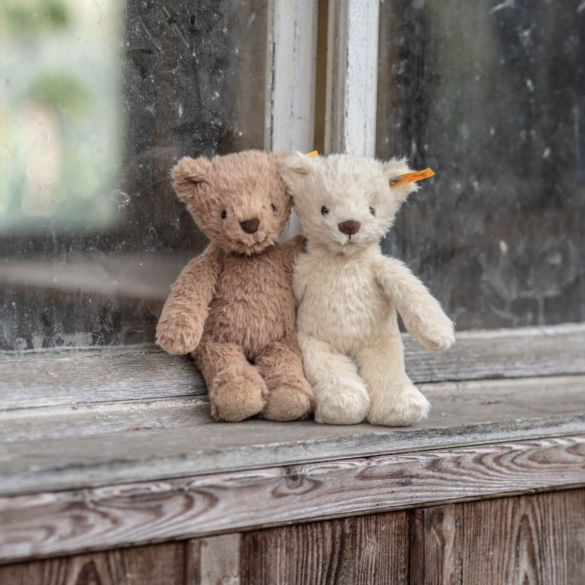 Thommy Teddy Bear (20cm) in Caramel by Steiff – Junior Edition
