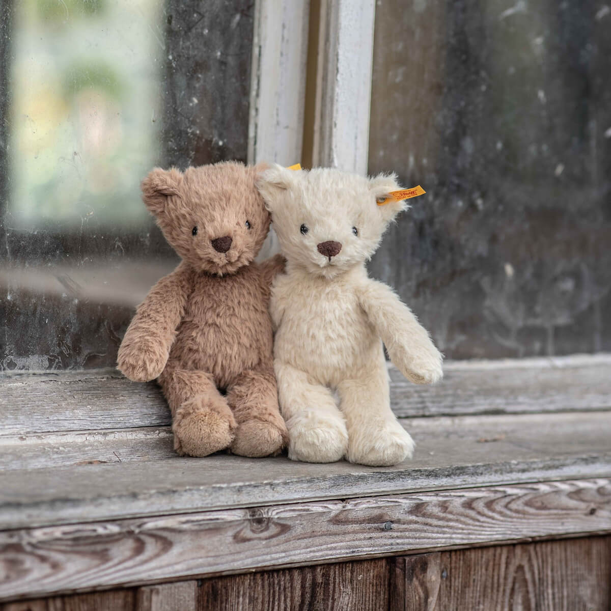 Thommy Teddy Bear (20cm) in Caramel by Steiff – Junior Edition