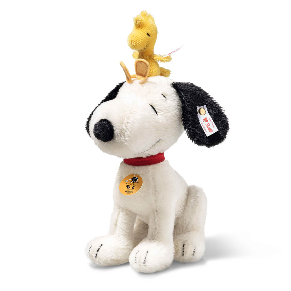 【レア】Steiff Snoopy & Woodstock Snoopy With Woodstock Limited Edition 75th Anniversary (30cm) by