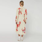 Embroidered Midi Dress in Multicolour by Stella Nova