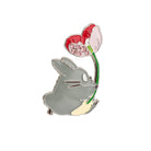Studio Ghibli Flower Totoro Brooch by Seisen Japan