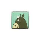 Studio Ghibli Big & Small Totoro Square Pin Badge by Seisen Japan