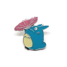 Studio Ghibli Great Day Blue Totoro Pin Badge by Seisen Japan