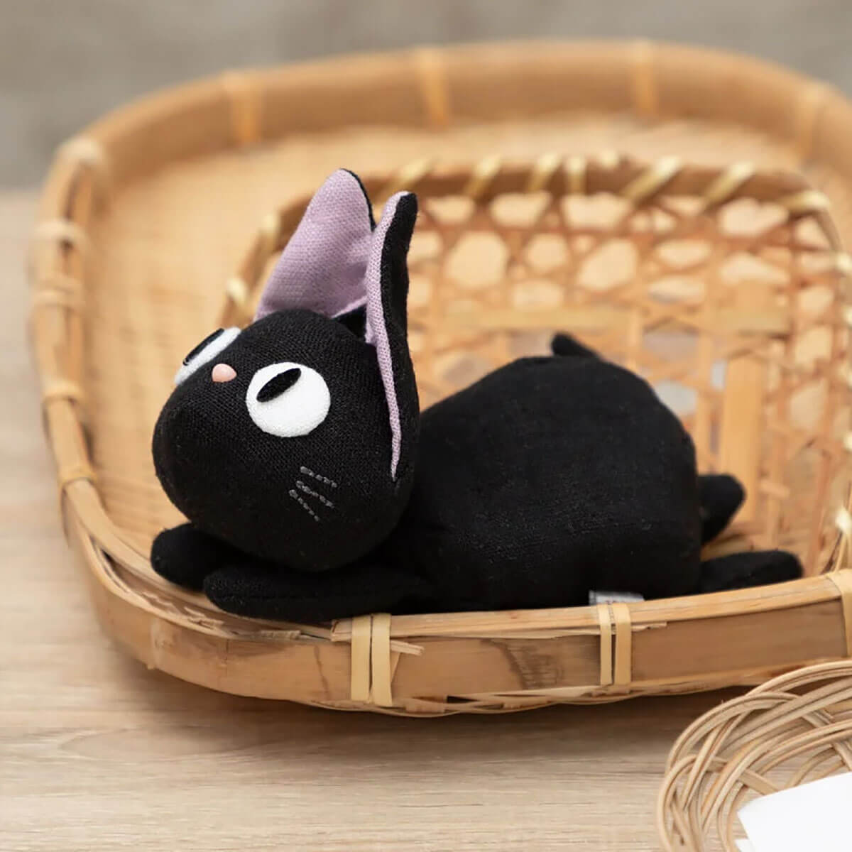 Japanese Style Studio Ghibli Jiji Beanbag Plush (15cm) by Sun Arrow