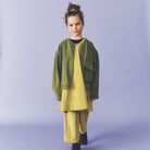 Artemis Overdye Denim Jacket in Acid Green by Studio Koter