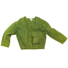 Artemis Overdye Denim Jacket in Acid Green by Studio Koter