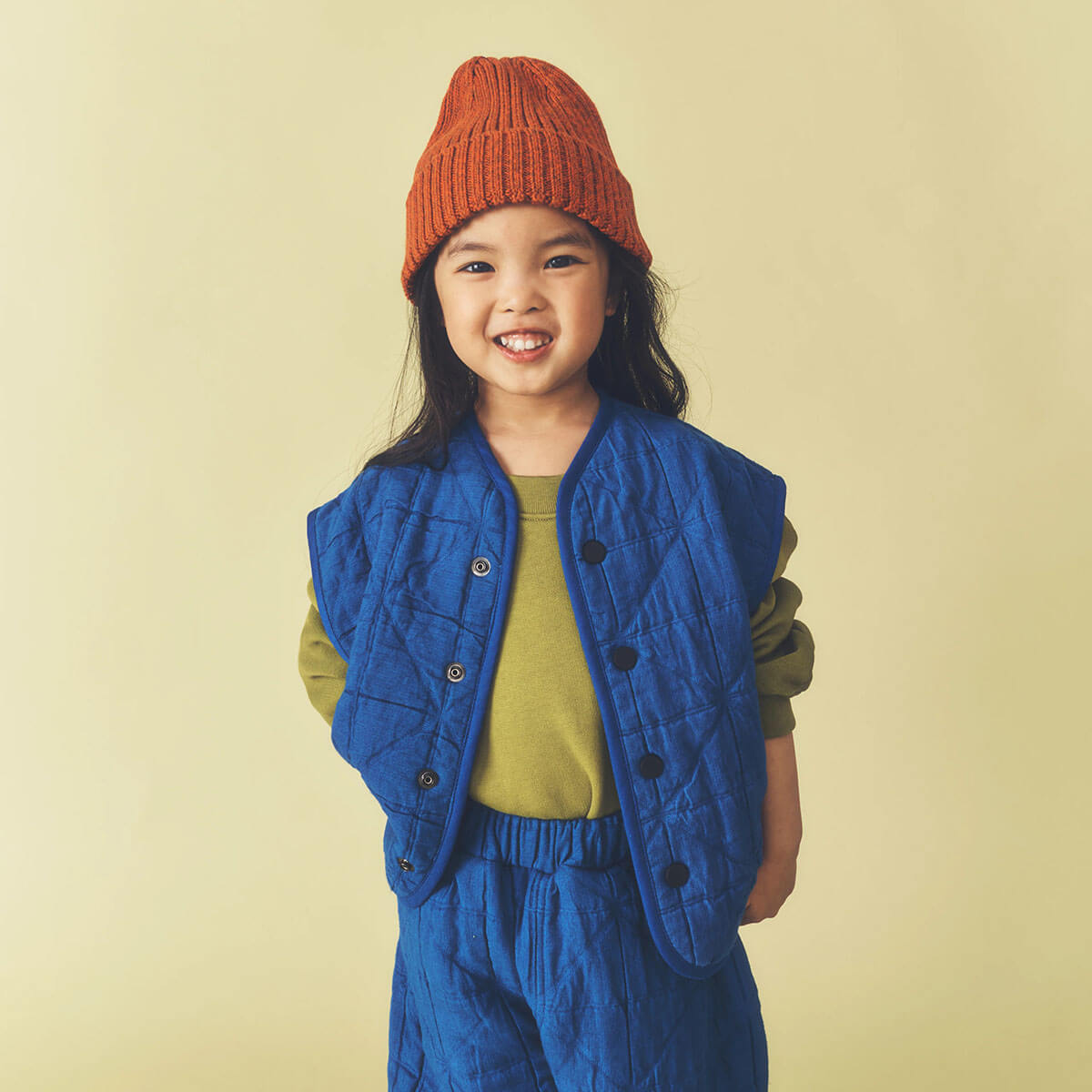Aven Twisted Knit Beanie in Rust / Orange by Studio Koter