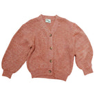 Ellis Chunky Knit Cardigan in Rust / Lilac by Studio Koter