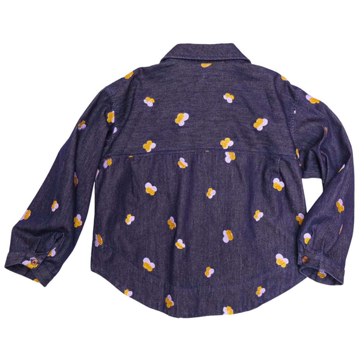 Jagger Embroidered Denim Overshirt by Studio Koter