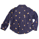 Jagger Embroidered Denim Overshirt by Studio Koter
