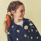 Jagger Embroidered Denim Overshirt by Studio Koter