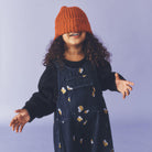 Kai Embroidered Oversized Denim Dungarees by Studio Koter