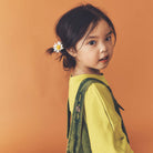 Kai Overdye Denim Dungarees in Acid Green by Studio Koter