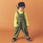 Kai Overdye Denim Dungarees in Acid Green by Studio Koter