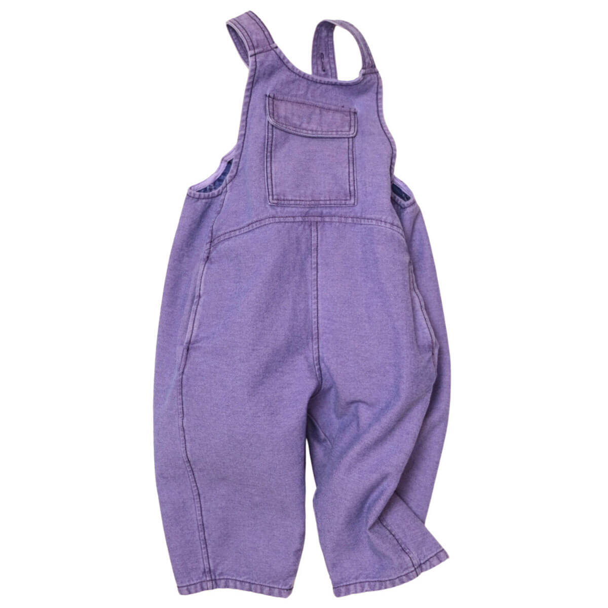 Kai Overdye Denim Dungarees in Lilac by Studio Koter