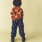 Manu Embroidered Denim Barrel Jeans by Studio Koter