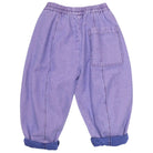 Manu Overdye Denim Trousers in Lilac by Studio Koter