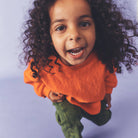 Riverson Teddy Sweatshirt in Orange by Studio Koter