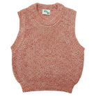 Skye Chunky Knit Vest in Rust / Lilac by Studio Koter