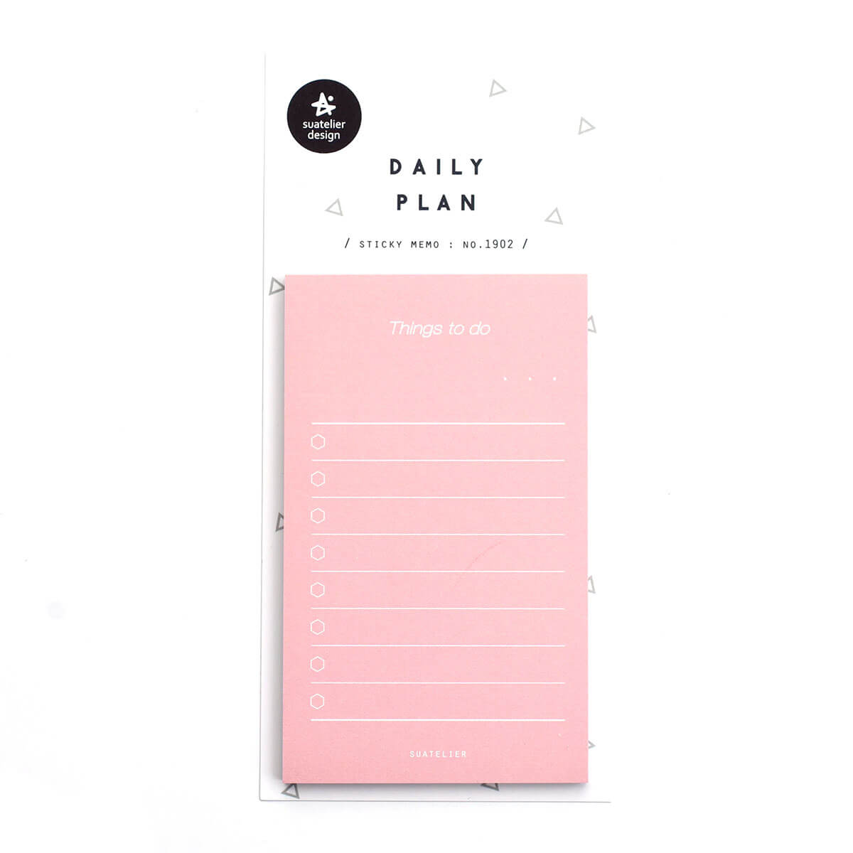 Number 02 Daily Plan Sticky Notes by Suatelier