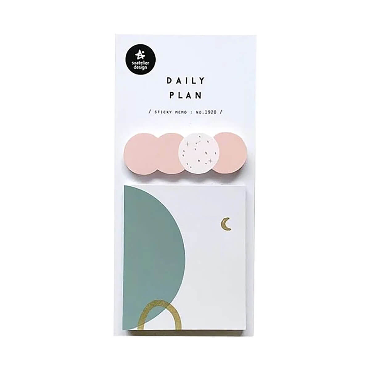 Number 15 Daily Plan Sticky Notes by Suatelier