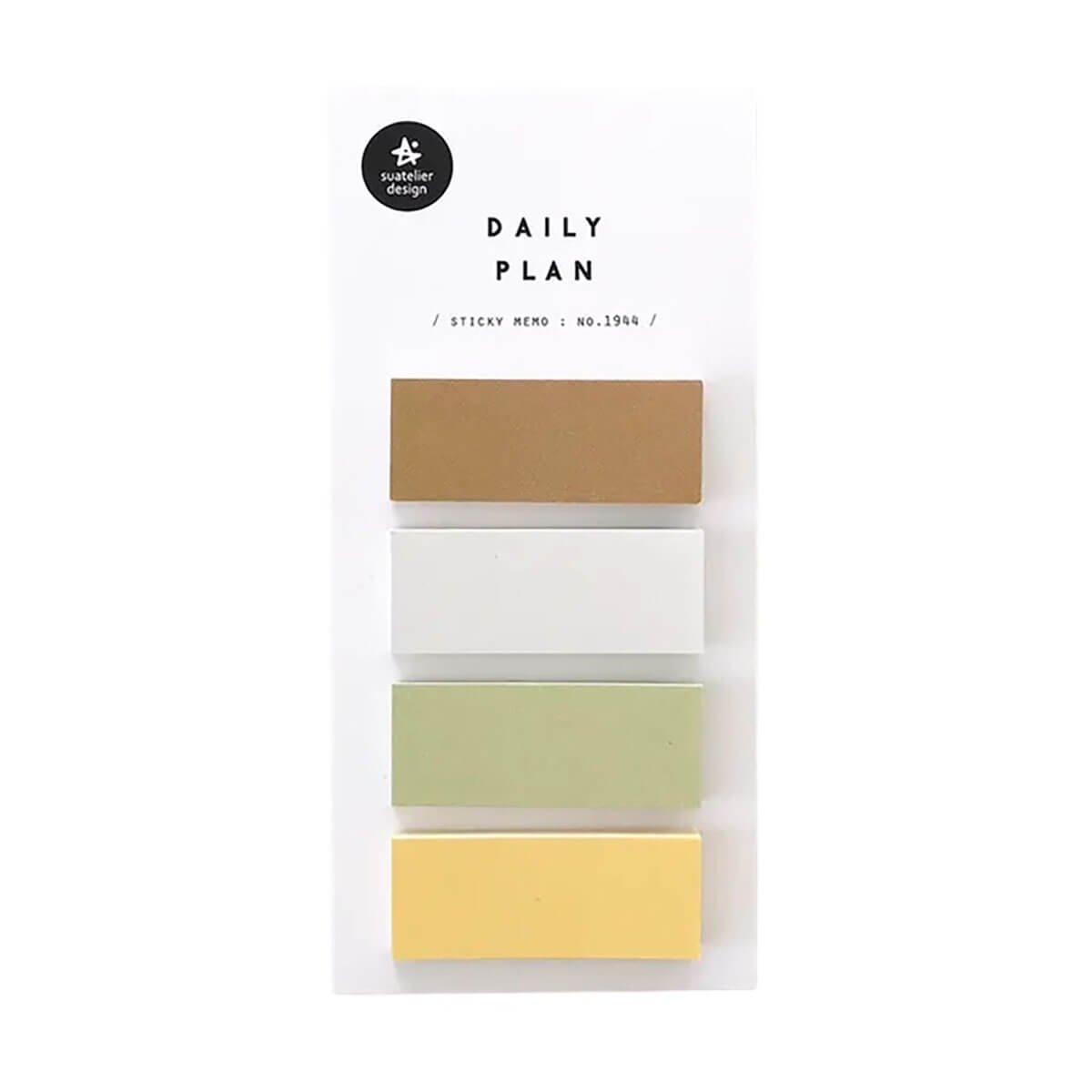 Number 33 Daily Plan Sticky Notes by Suatelier