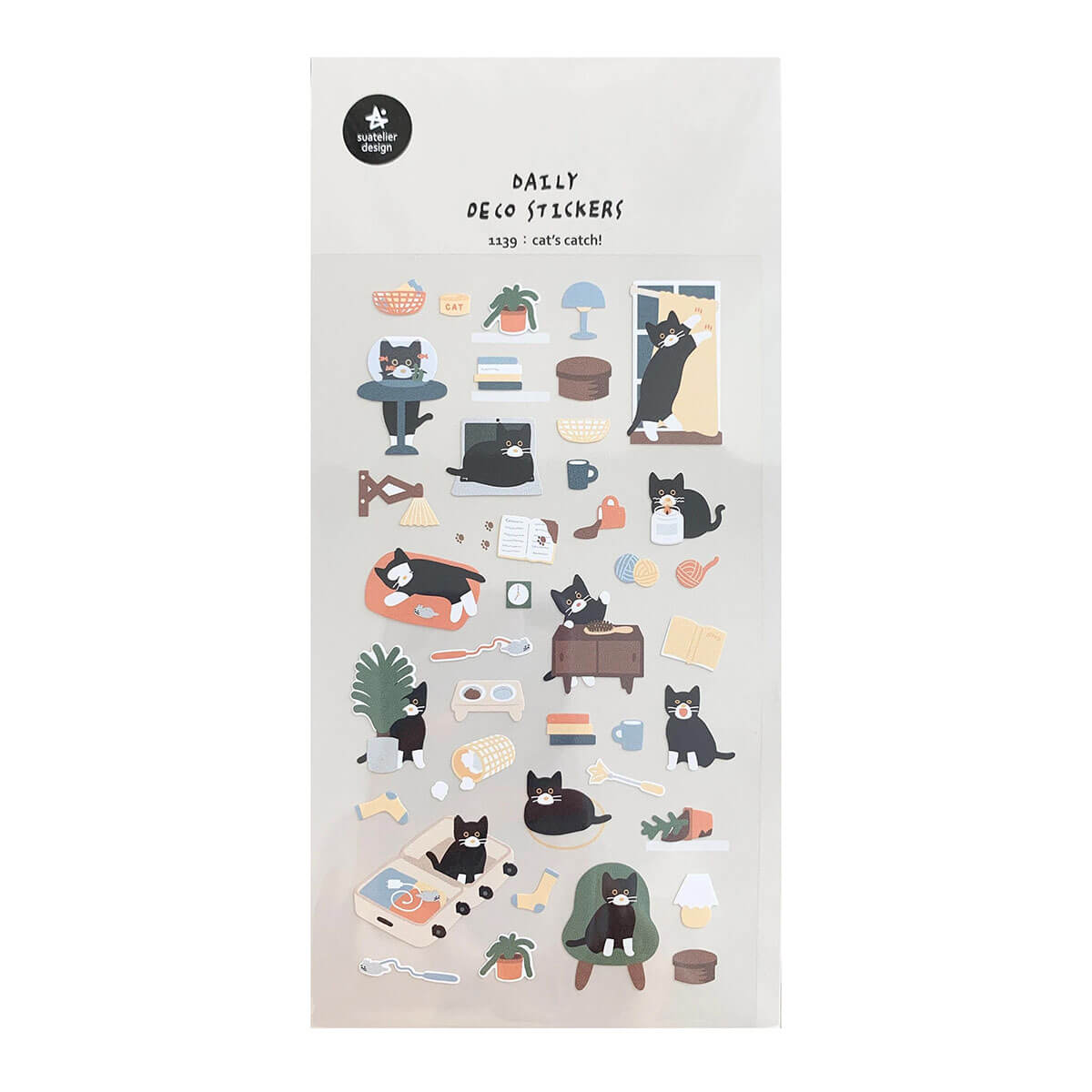 Cat's Catch Stickers by Suatelier