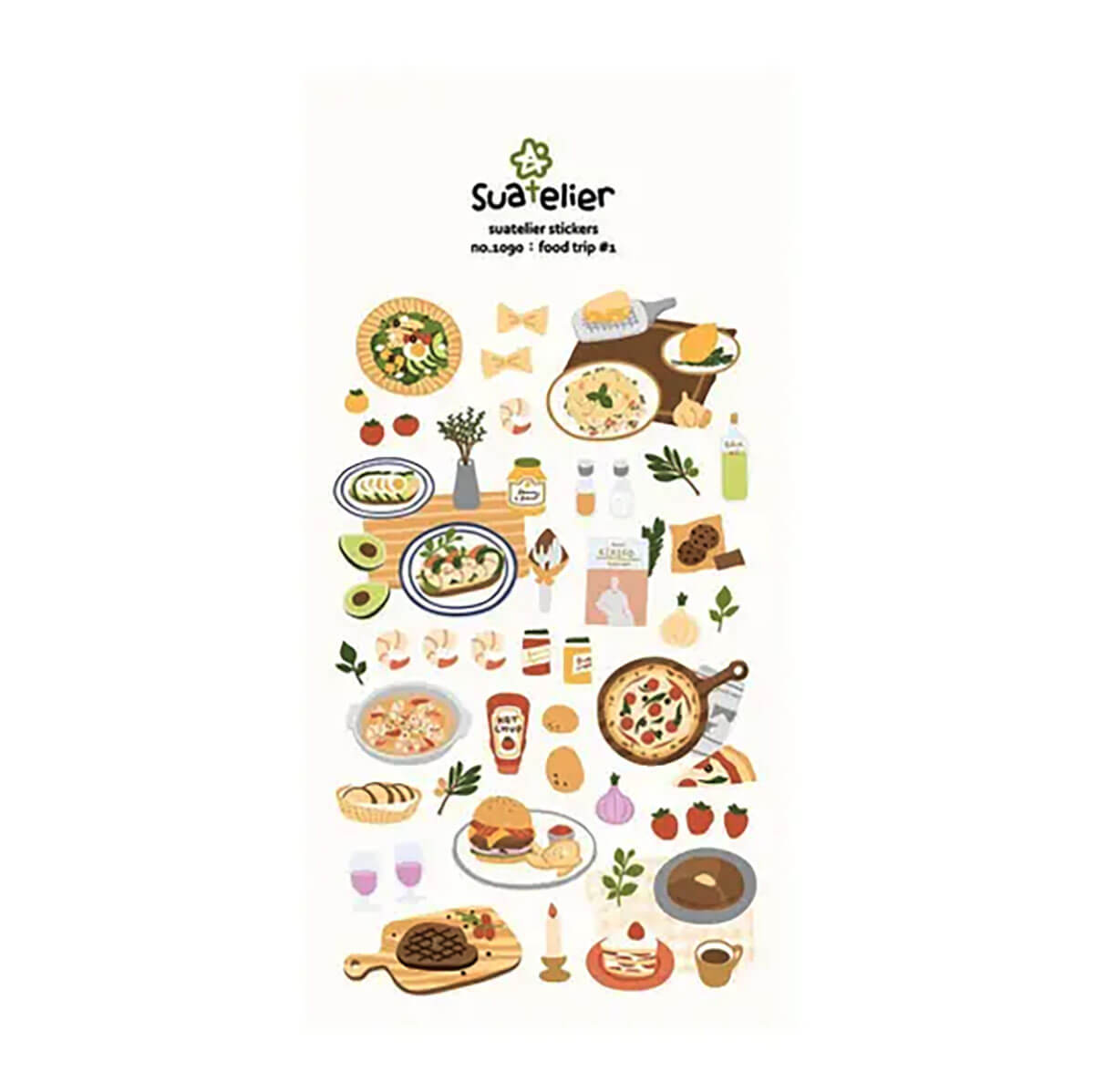 Food Trip Number 1 Stickers by Suatelier
