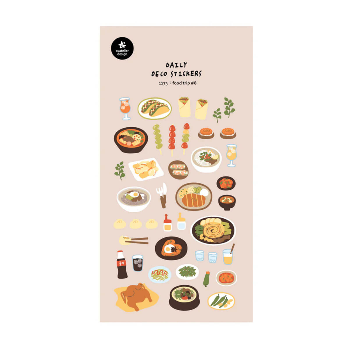 Food Trip Number 8 Stickers by Suatelier
