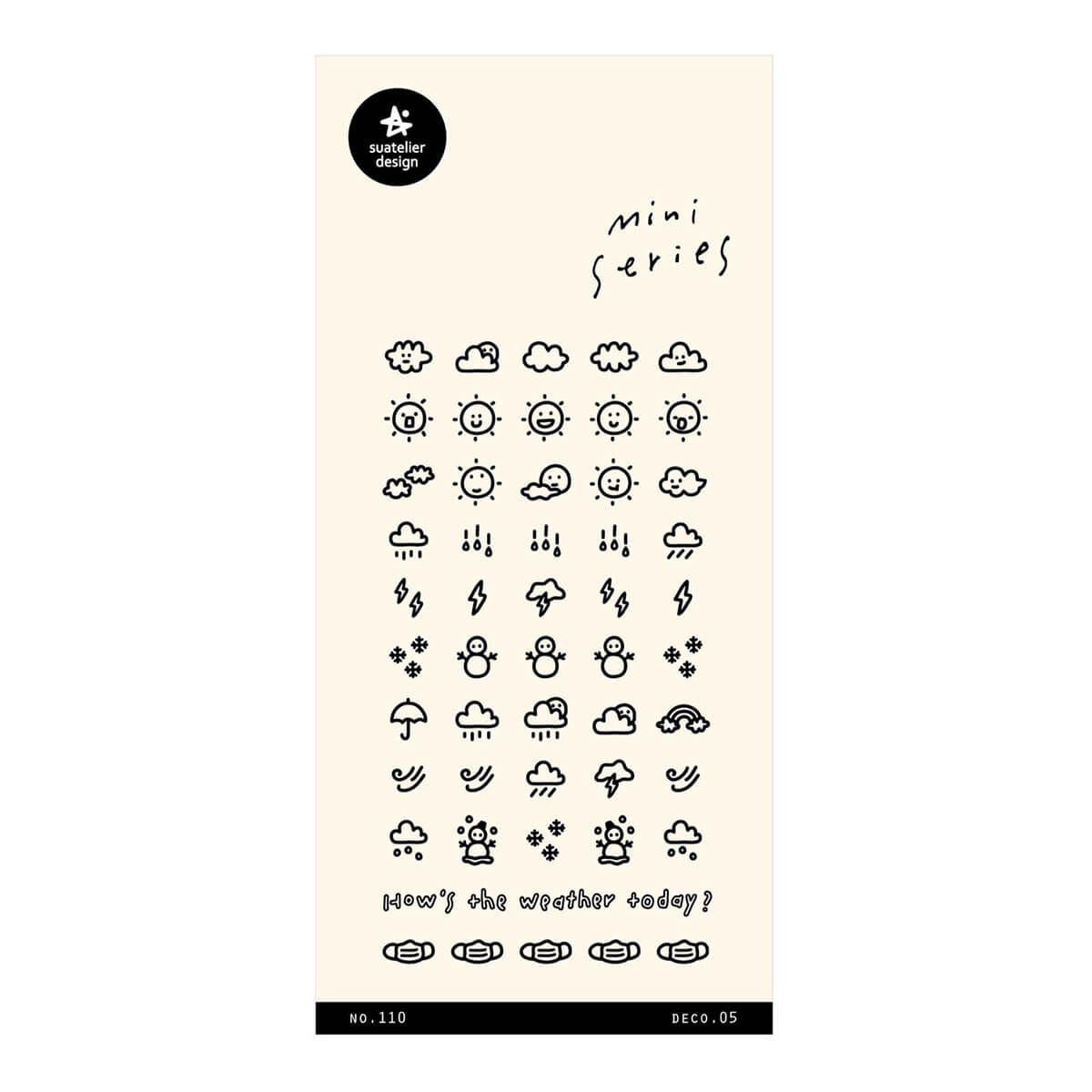 Deco 05 Mini Series Stickers by Suatelier
