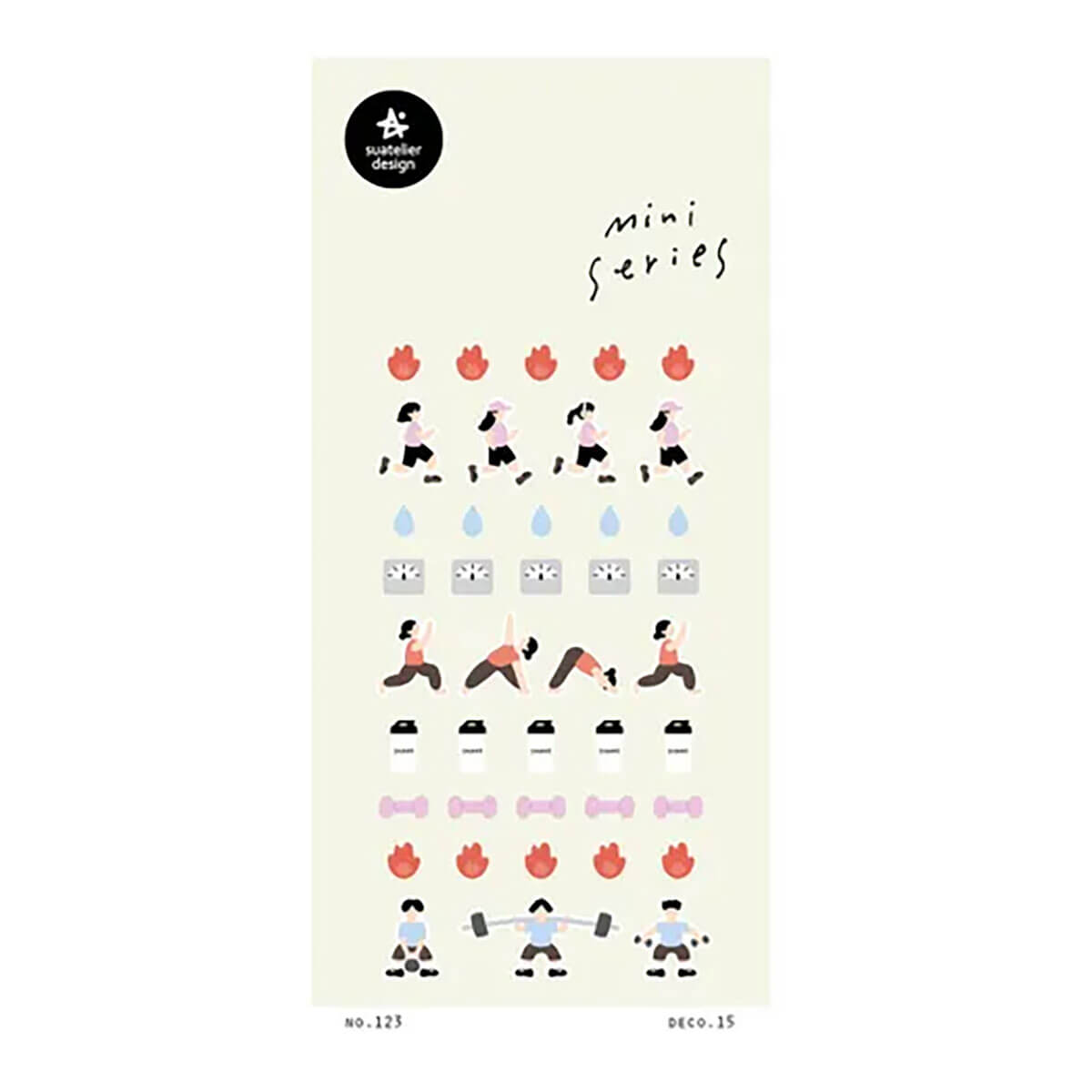 Deco 15 Mini Series Stickers by Suatelier
