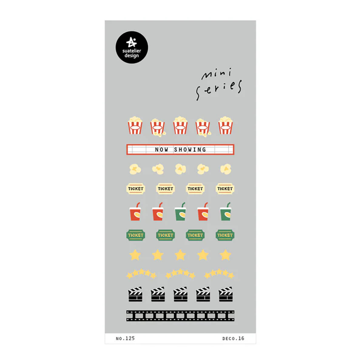 Deco 16 Mini Series Stickers by Suatelier – Junior Edition