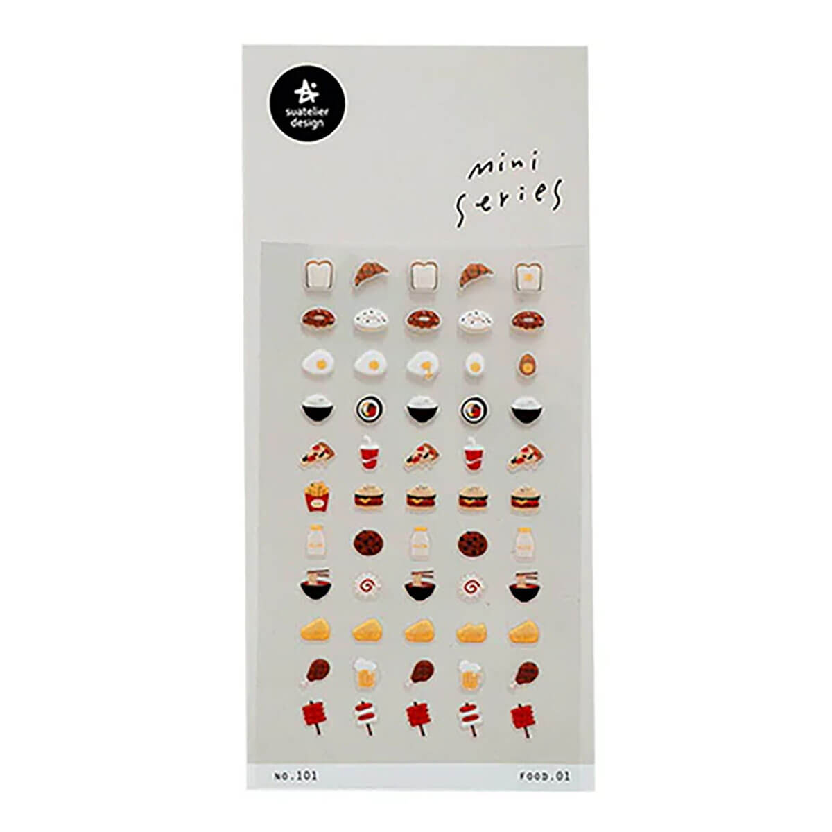 Food 01 Mini Series Stickers by Suatelier