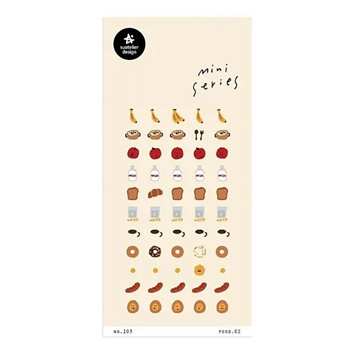 Food 02 Mini Series Stickers by Suatelier