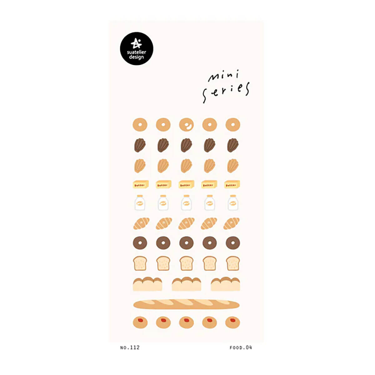 Food 04 Mini Series Stickers by Suatelier