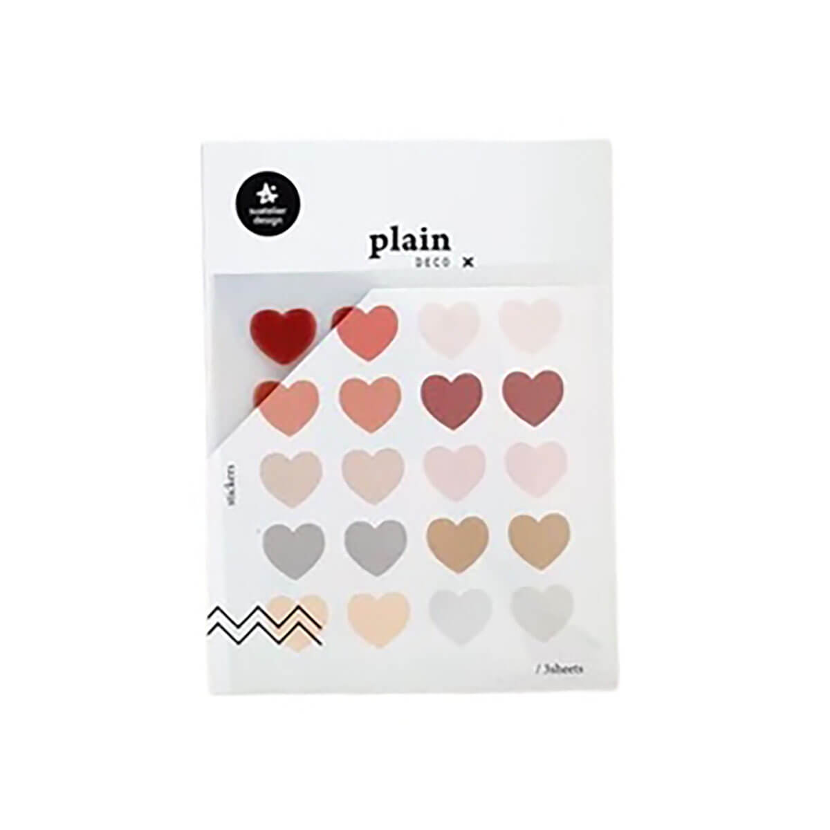 Number 53 Plain Series Stickers by Suatelier