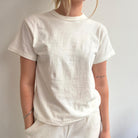 Hi-Aka Short Sleeved T-Shirt in Off White by Sunray Spirit