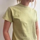 Hi-Aka Pigment Dyed Short Sleeved T-Shirt in Winter Pear by Sunray Spirit