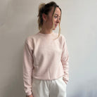 Hina Reverse Fleece Sweatshirt in Mauve Chalk by Sunray Spirit