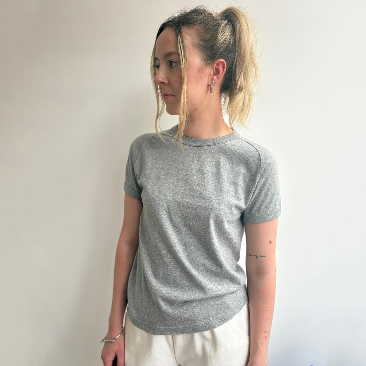 Laka Short Sleeved T-Shirt in Hambledon Grey by Sunray Spirit