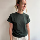 Na'Maka Oh Short Sleeved T-Shirt in Darkest Spruce by Sunray Spirit