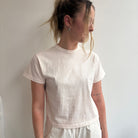 Na'Maka Pigment Dyed Oh Short Sleeved T-Shirt in Delicacy by Sunray Spirit