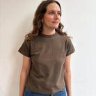 Hi'aka Short Sleeved T-Shirt in Turkish Coffee by Sunray Spirit