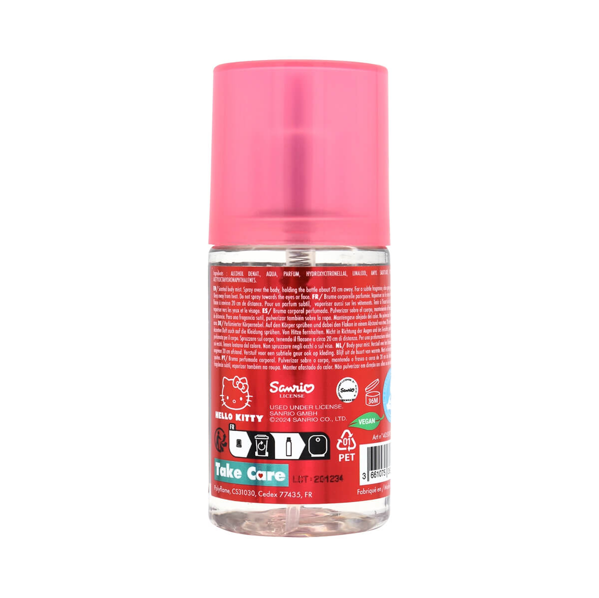 Hello Kitty Kiss Vibes Fragrance Mist by Take Care – Junior Edition