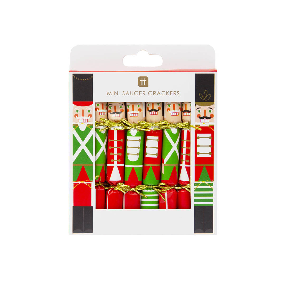 Nutcracker Christmas Saucer Crackers by Talking Tables – Junior