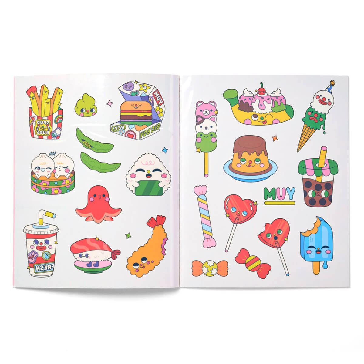 Hello Kawaii! A Book Of Super Cute Temporary Tattoos by Kidnichols