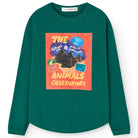 Anteater Kid Long Sleeve T-Shirt in Dark Green by The Animals Observatory