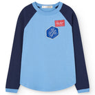 Anteater Kid Long Sleeve T-Shirt in Dusty Blue by The Animals Observatory